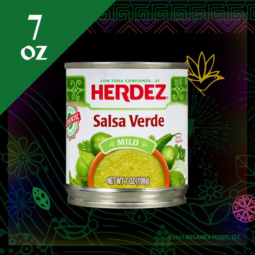 Salsa Verde Mild 7 oz - Herdez Salsa Verde, Suave, 198g