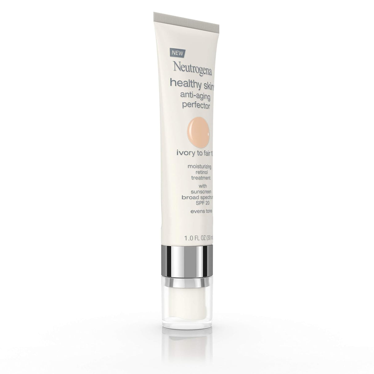 Crema hidratante facial con tinte y retinol SPF 20
