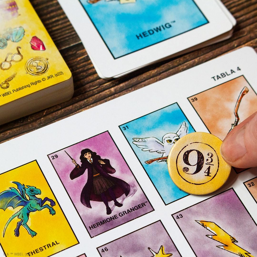 Juego de Lotería Harry Potter - Bingo con Arte Mexicano