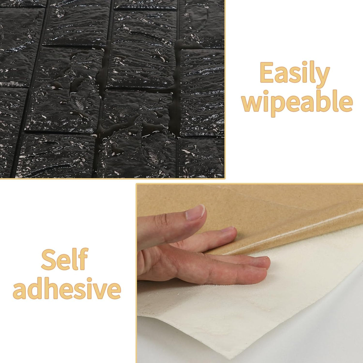 Paneles 3D Autoadhesivos Foam 40 PCS para Decoración Interior