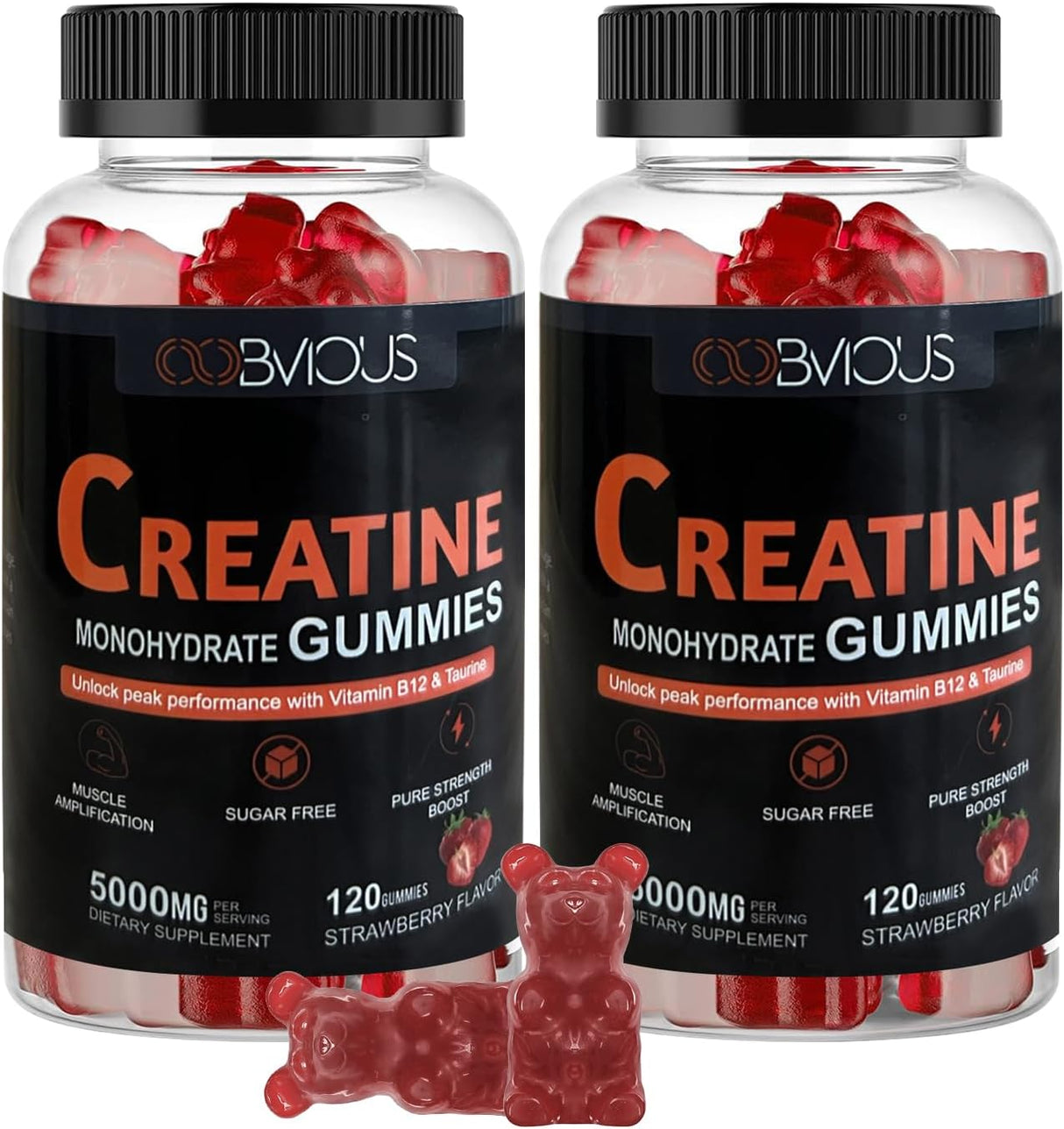Gomitas de monohidrato de creatina para hombres y mujeres