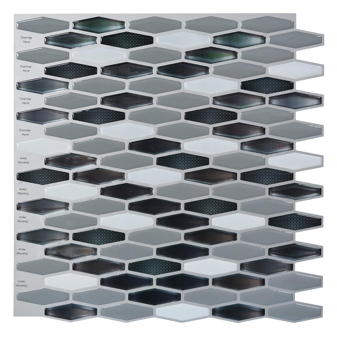 Art3d Peel-N-Stick Kitchen Backsplash Wall Tile Vinilo
