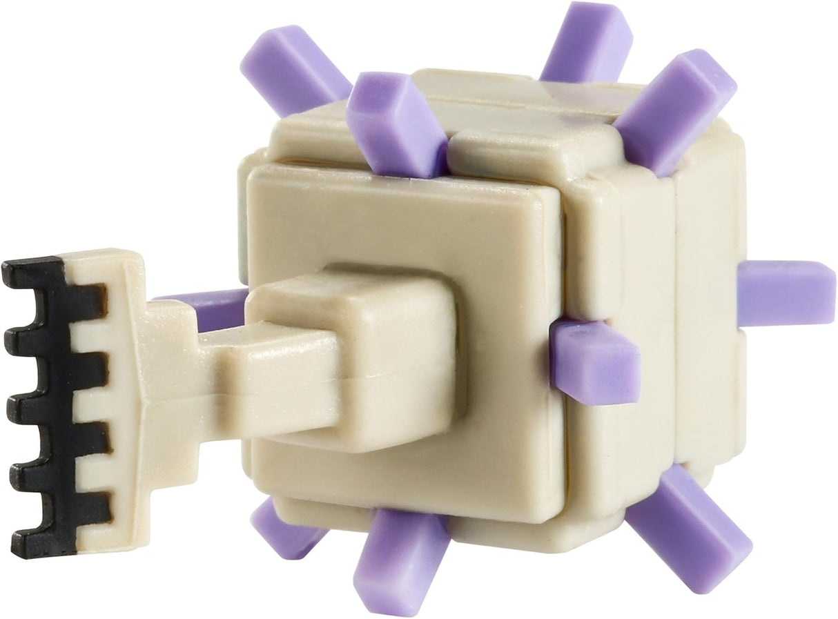 Mini Figuras Elder Guardian, Creeper y Conejo - Pack 3 Piezas