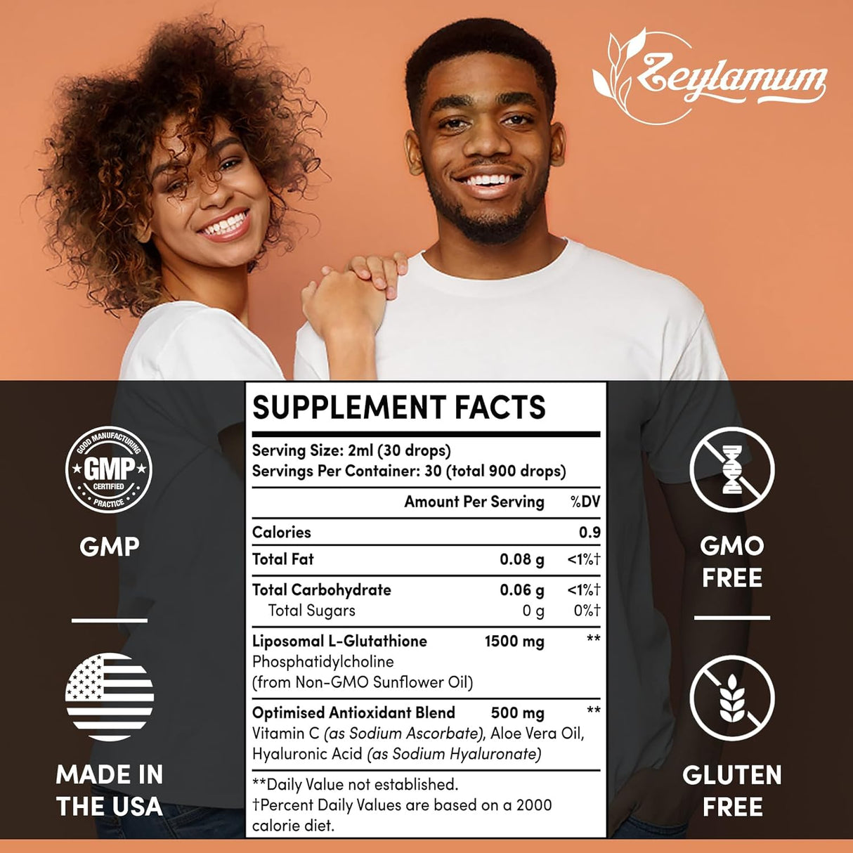 Suplemento de glutatión con vitamina C ácido hialurónico