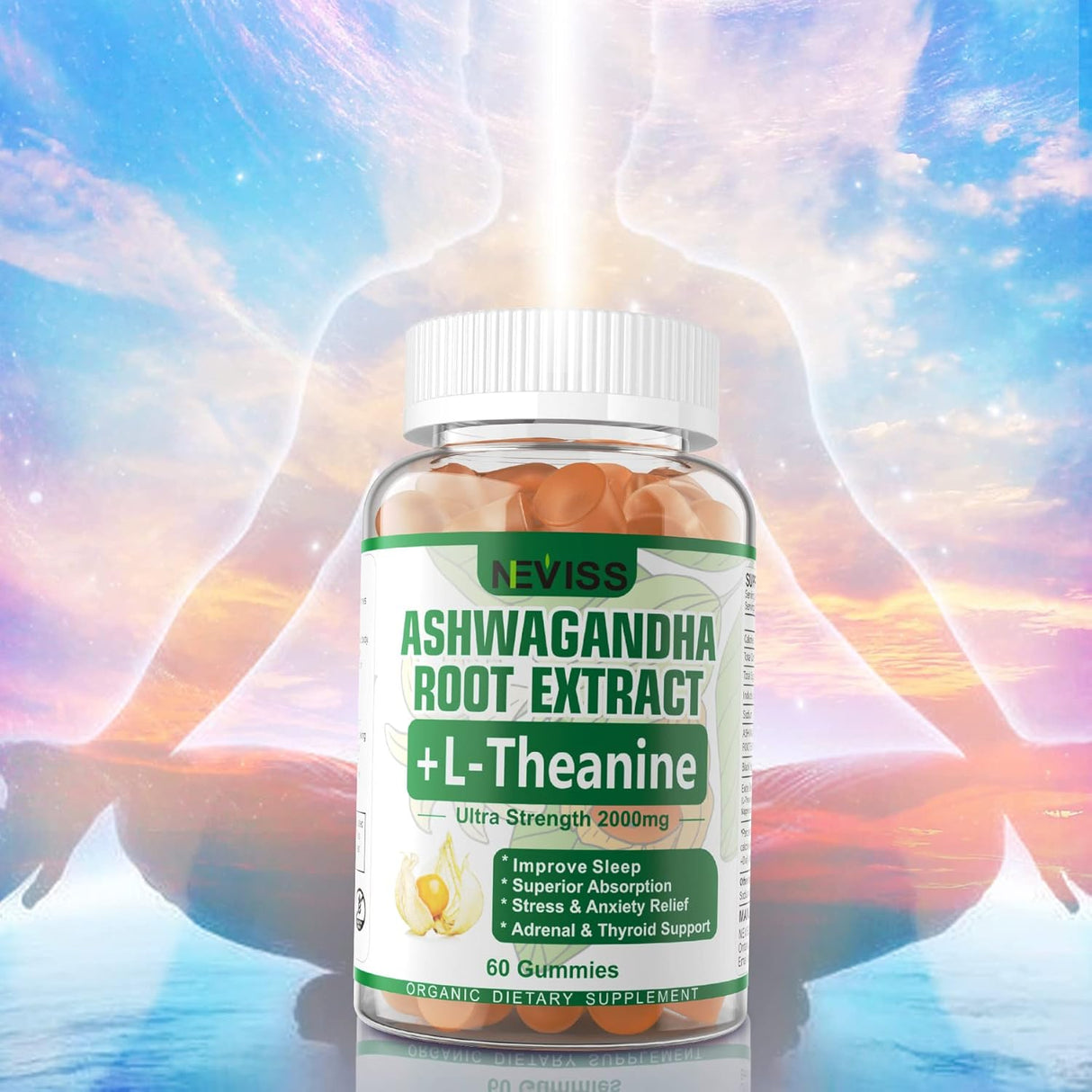 Gomitas de mezcla patentada bálsamo de limón para relajarse