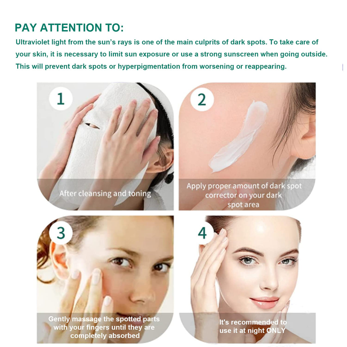 Eliminador de manchas oscuras para cara Paradise Emerald