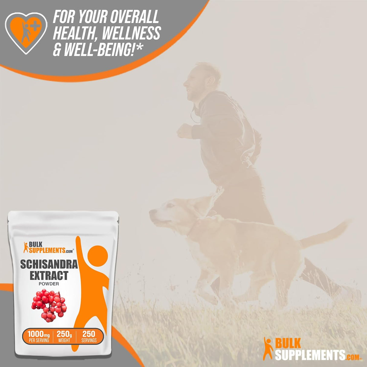 BULKSUPPLEMENTS bayas Schisandra Extracto de polvo 250 g