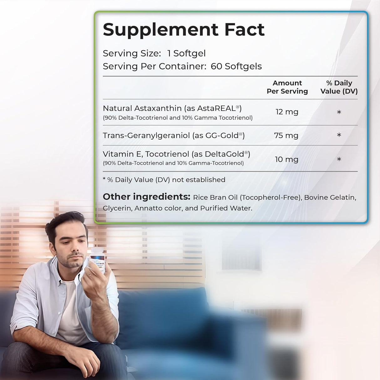 Suplemento Astaxantina-GG Natural Microalgas para los ojos