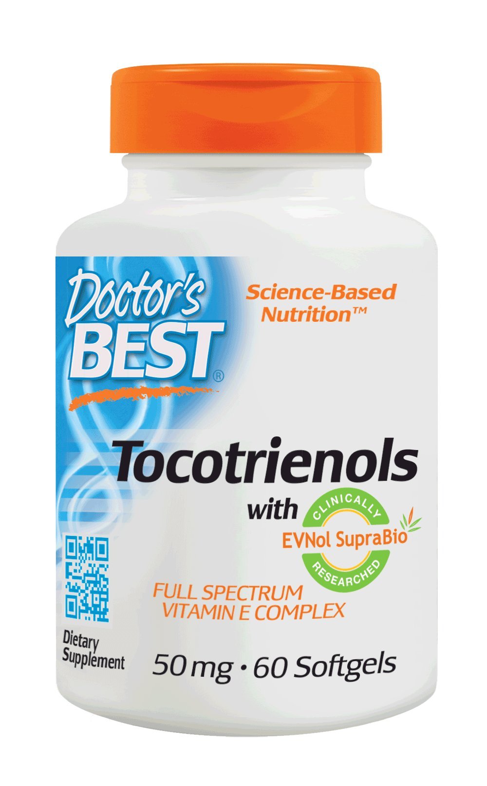 Doctor's Best Tocotrienols con Tocomin Suprabio 50 mg, 60 unidades