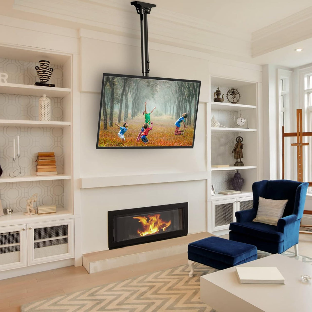 Soporte de Techo para TV MOUNTUP, Ajustable, MU0039