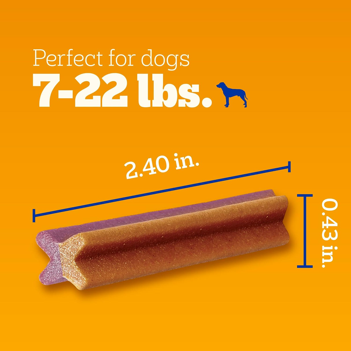 Dentastix Sabor Doble para Perros Pequeños, Pedigree, 24 Treats