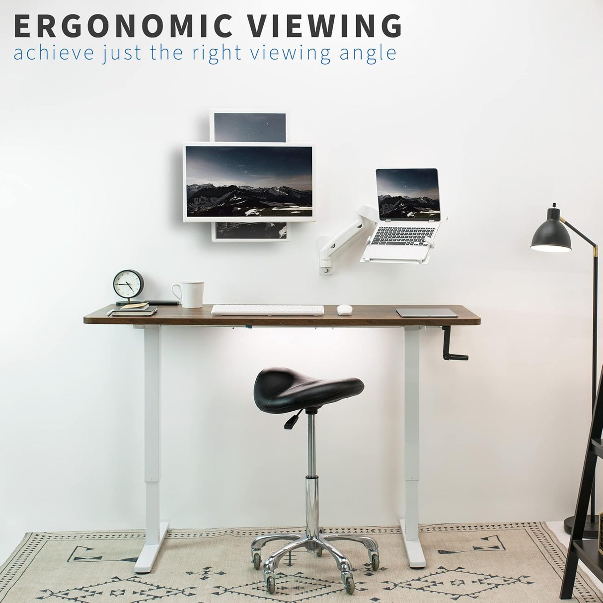 Soporte de pared ajustable VIVO para monitor 17-32, MOUNT-VW01AW