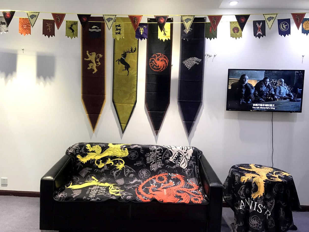 Banderas de casas GoT Estandarte casa Arryn 150X30CM