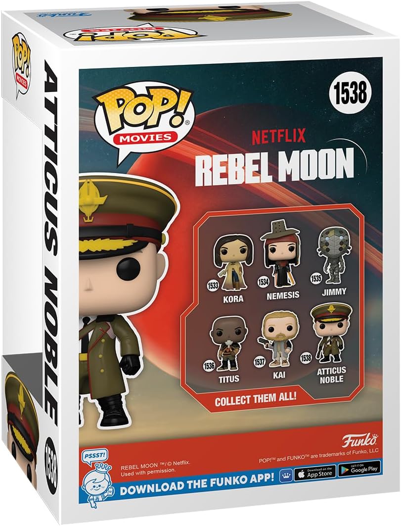 Funko Pop! Películas: Netflix - Rebel Moon, Atticus Noble