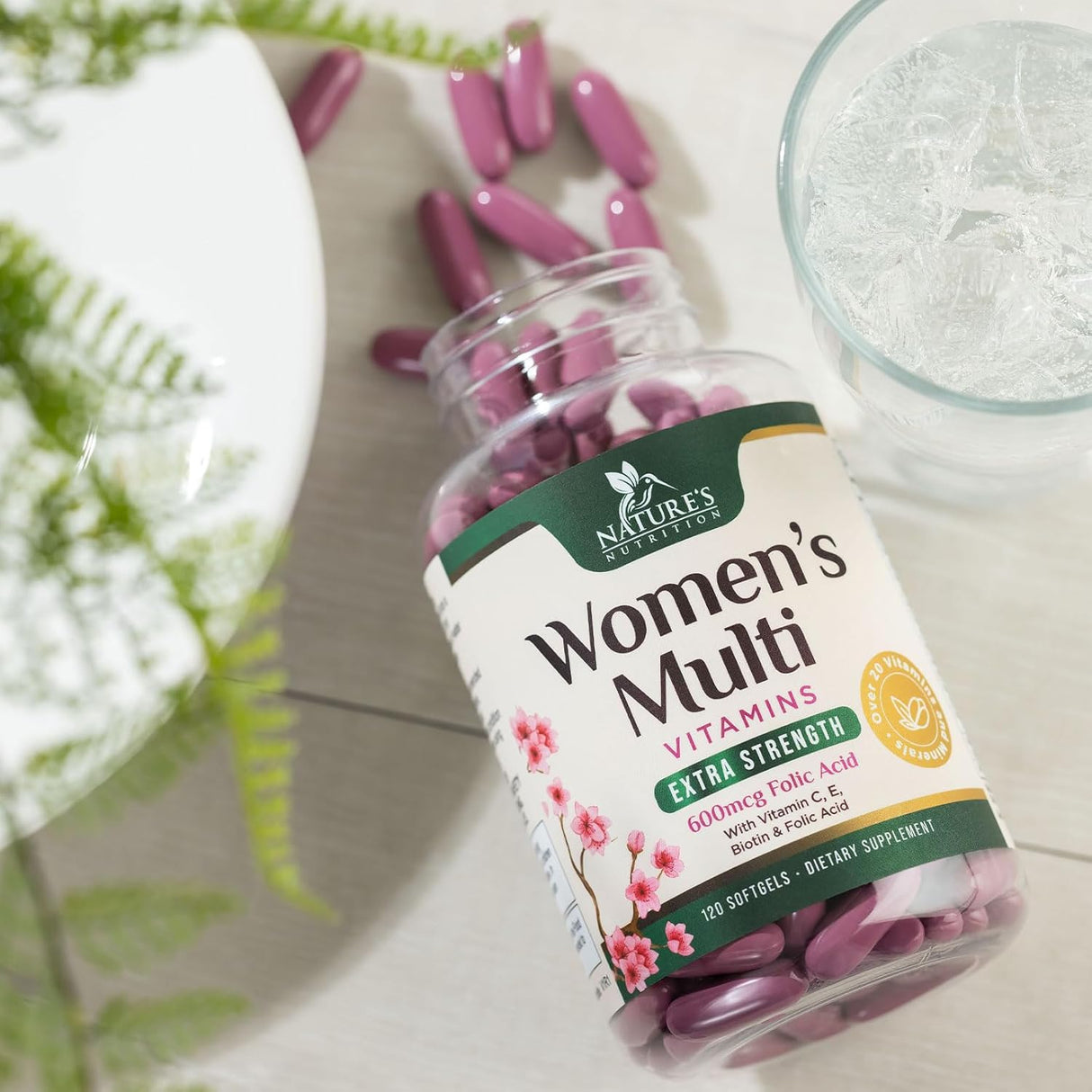 Multivitamínico para Mujeres con Hierro - 120 Softgels