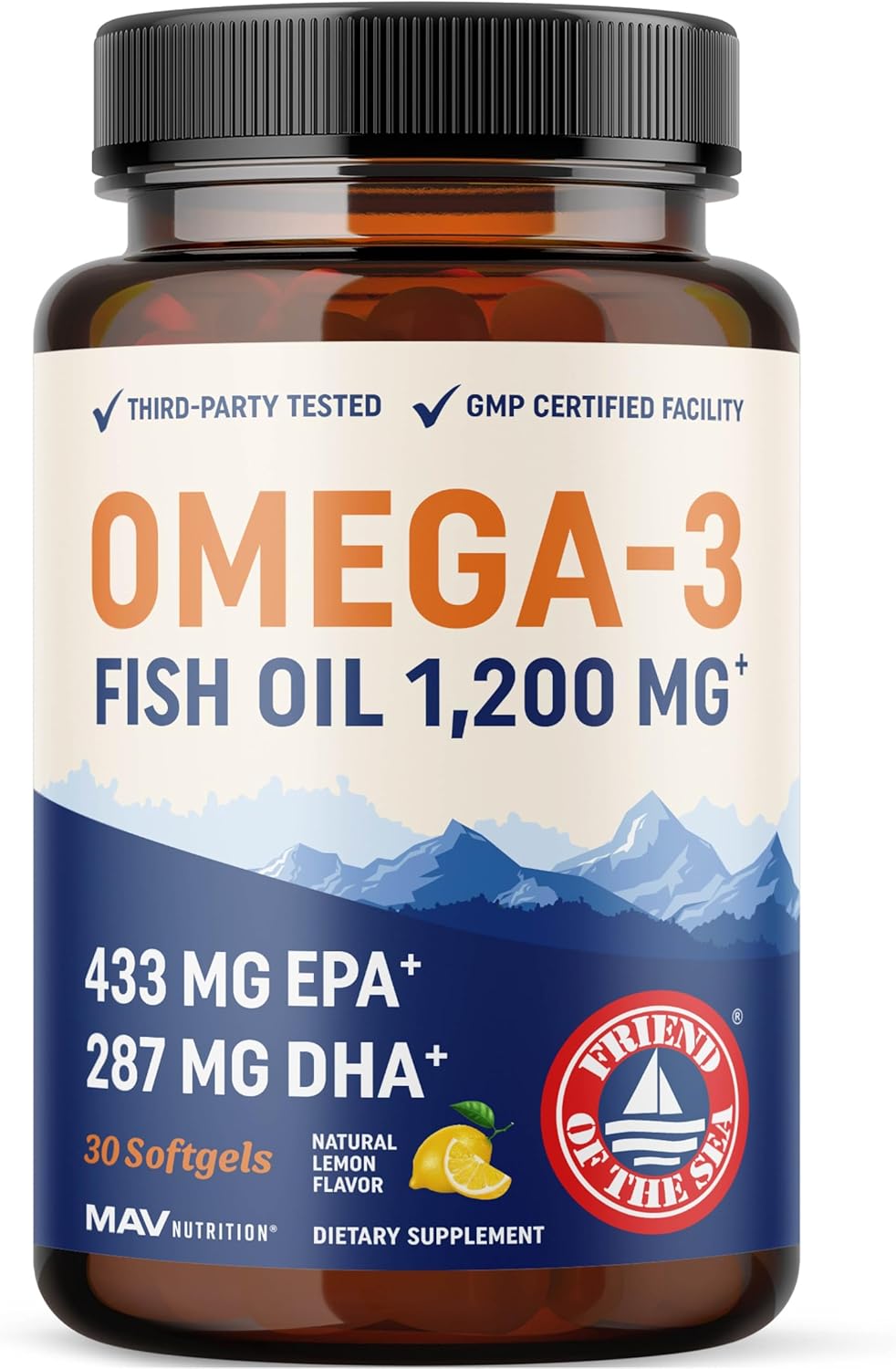 Suplemento Omega 3 Triple Fuerza 1200 mg | Aceite de Pescado