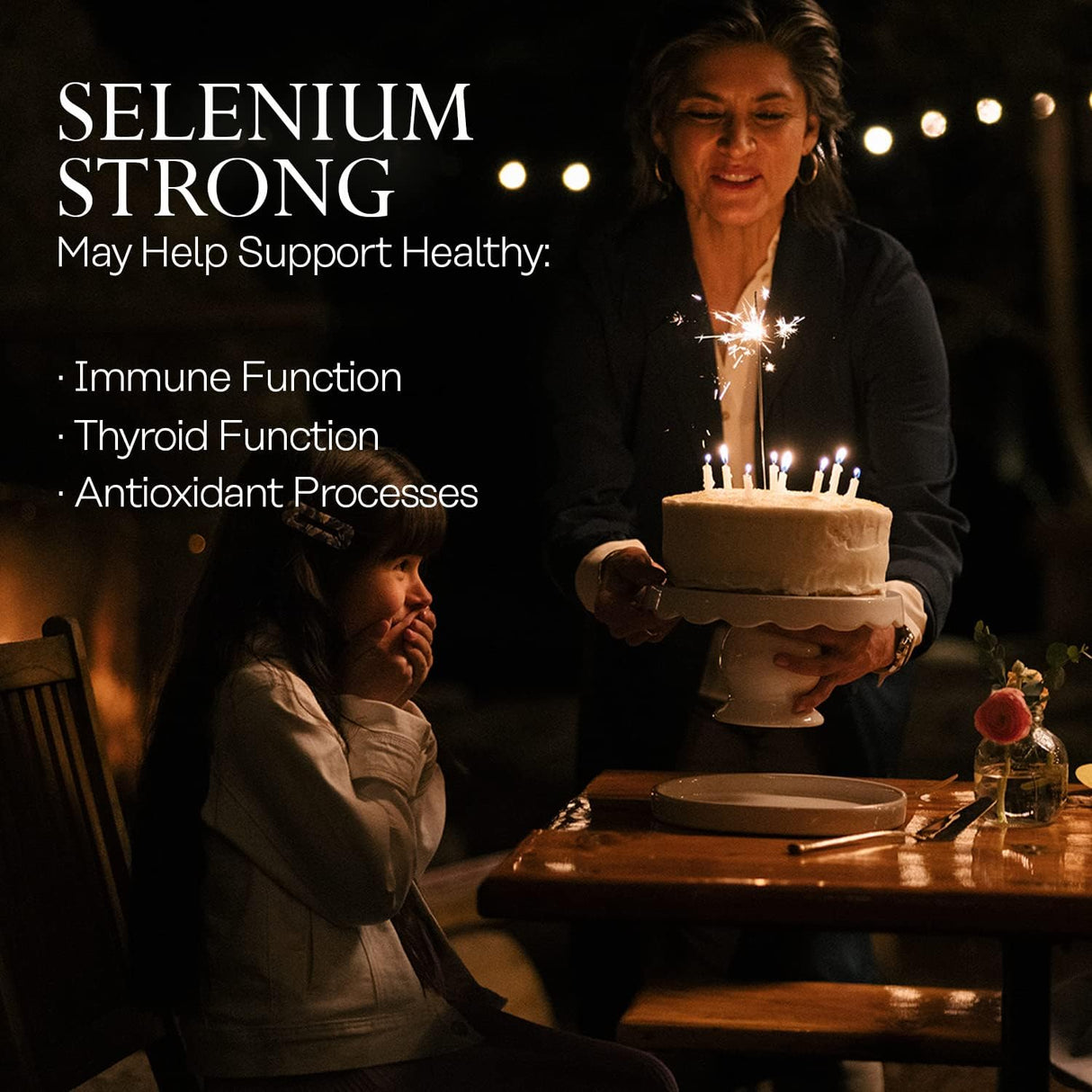 Suplementos Selenio 200 sin levadura inmune saludable 90 un