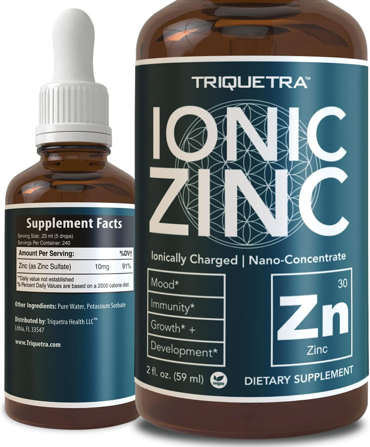 Suplementos Alimenticios Forma de sulfato de zinc vegano