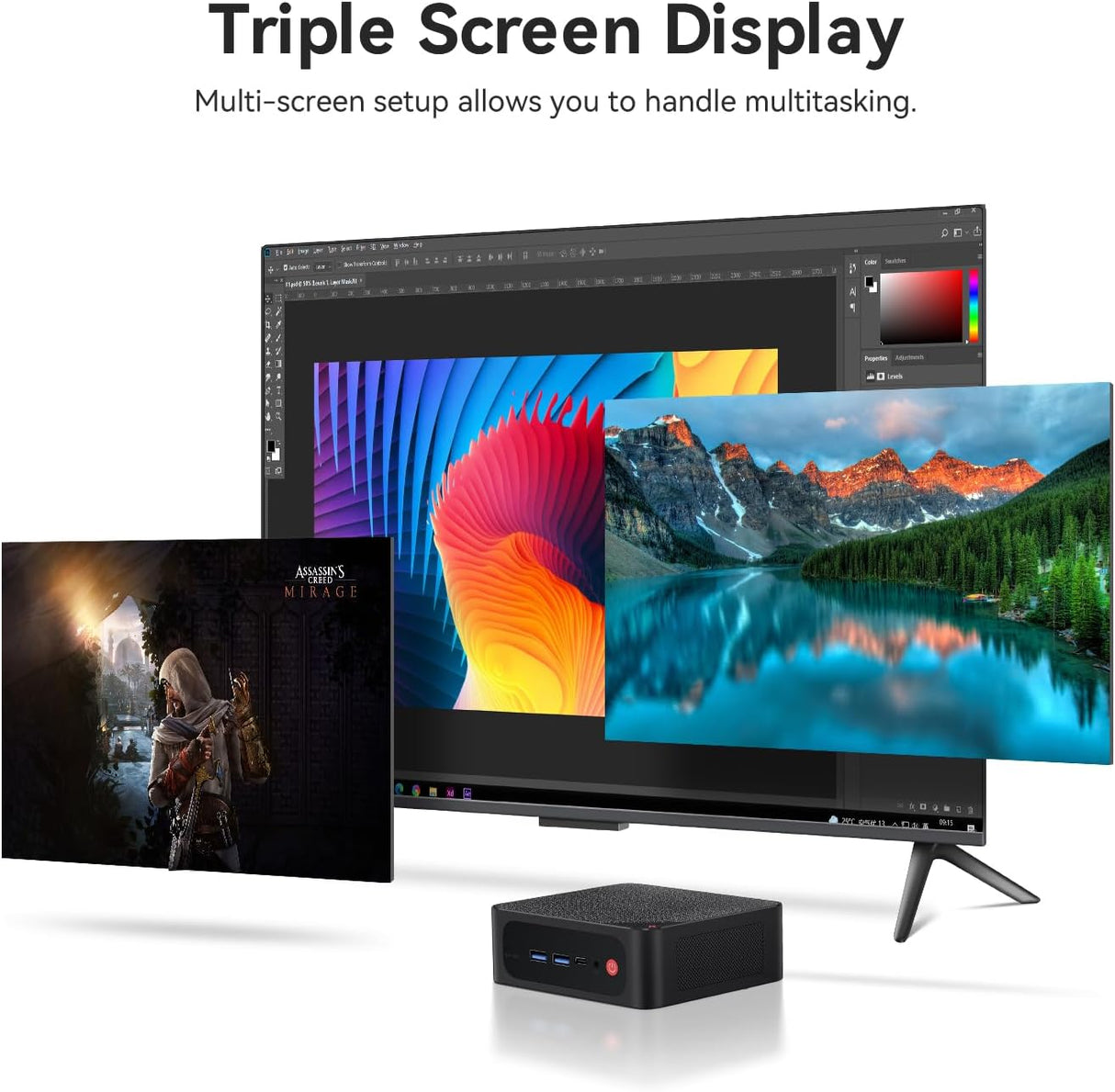 Mini PC Ryzen 7 5800H 8C/16T Turbo 4.4GHz 32GB DDR4