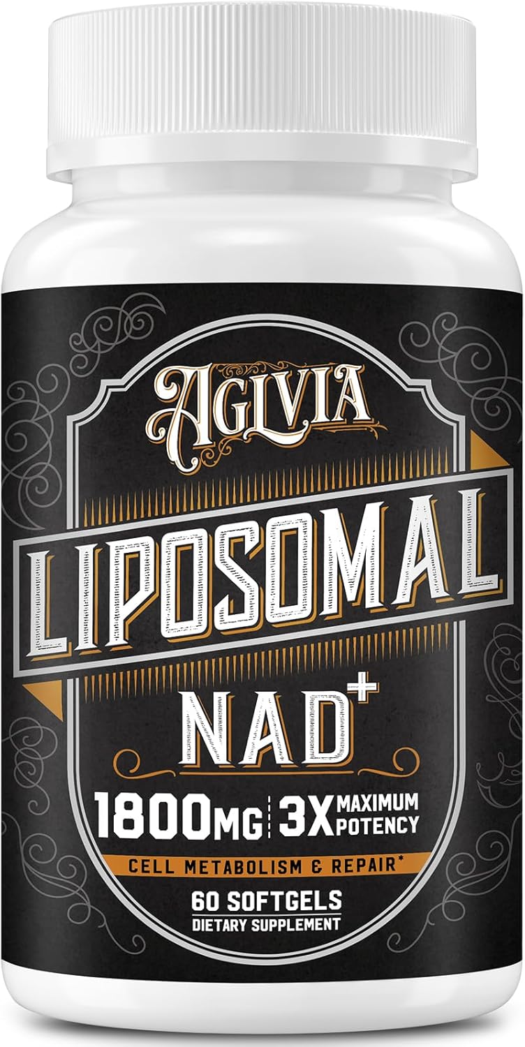 Suplemento Liposomal NAD 1800 MG, Energía y Reparación, 60 Cápsulas