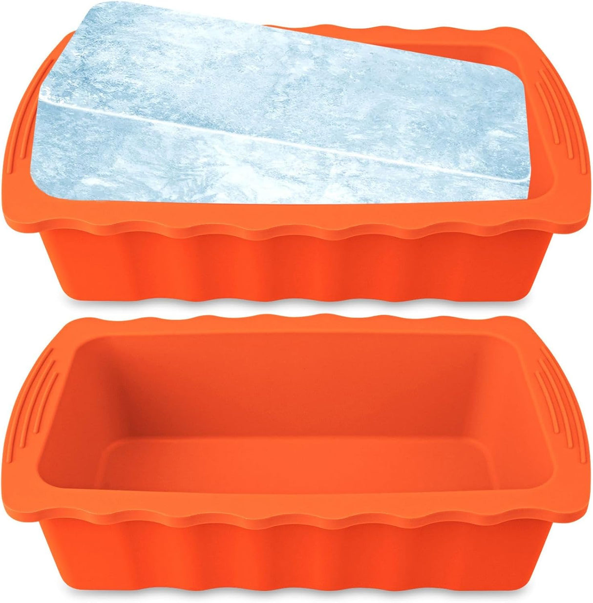 Moldes de Hielo Haldane 2PC XL, Silicona Reforzada, 6LB