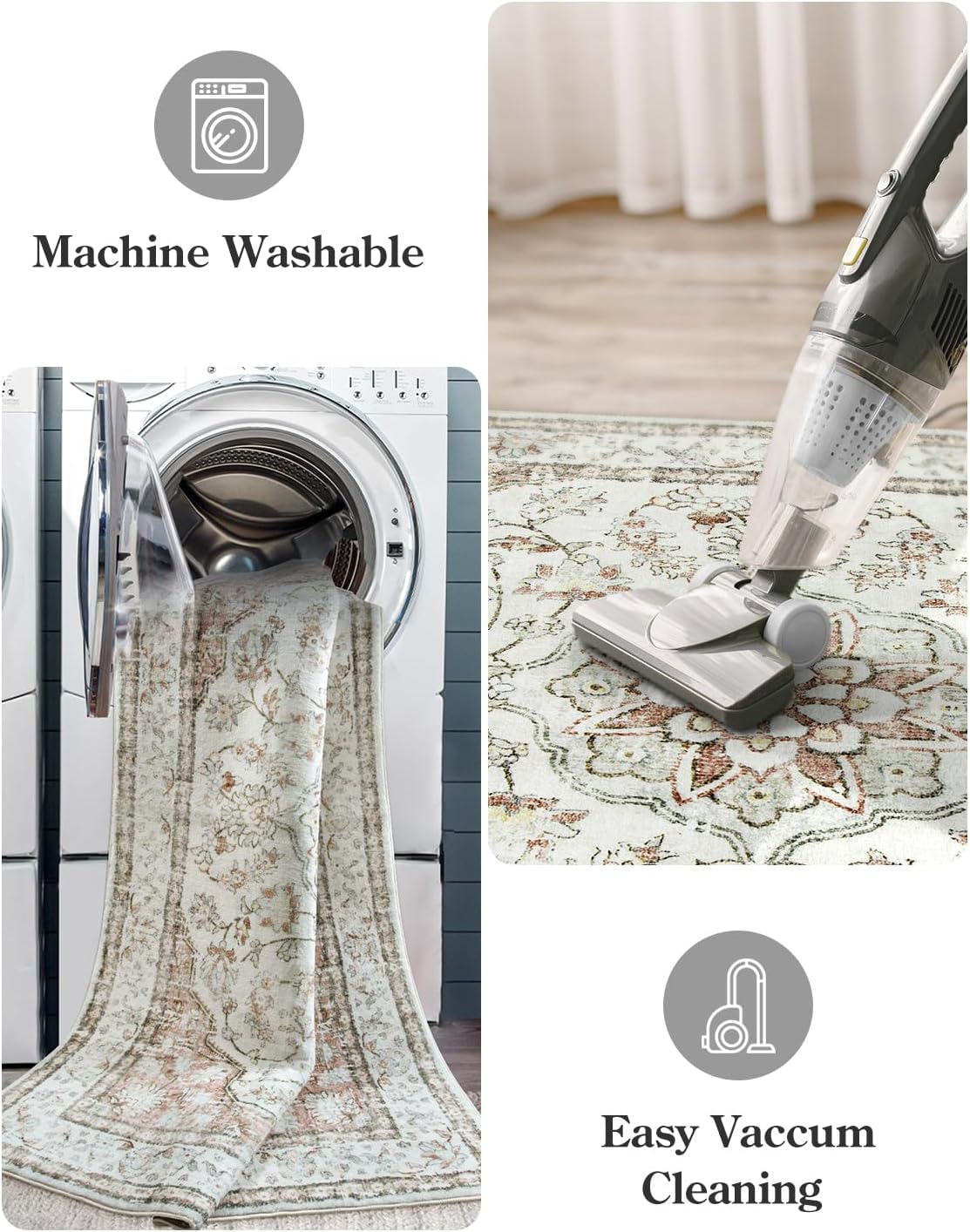 Alfombra tradicional oriental de 3 x 5, Terracota Lahome