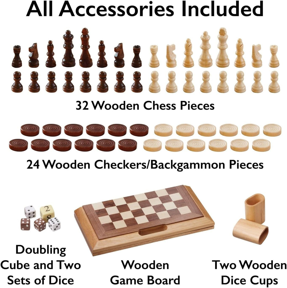 Juego de Mesa 3 en 1 Mainstreet Classics Dutchman Plegable