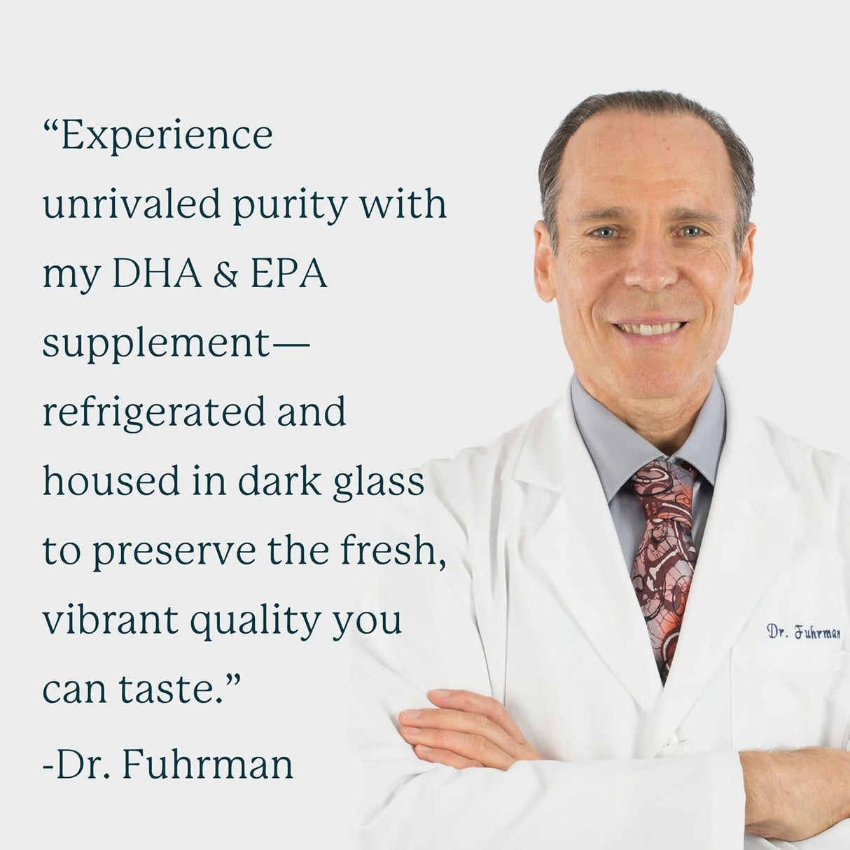 Suplemento de Omega-3 DHA+EPA de Dr. Fuhrman, Vegano, 60 porciones