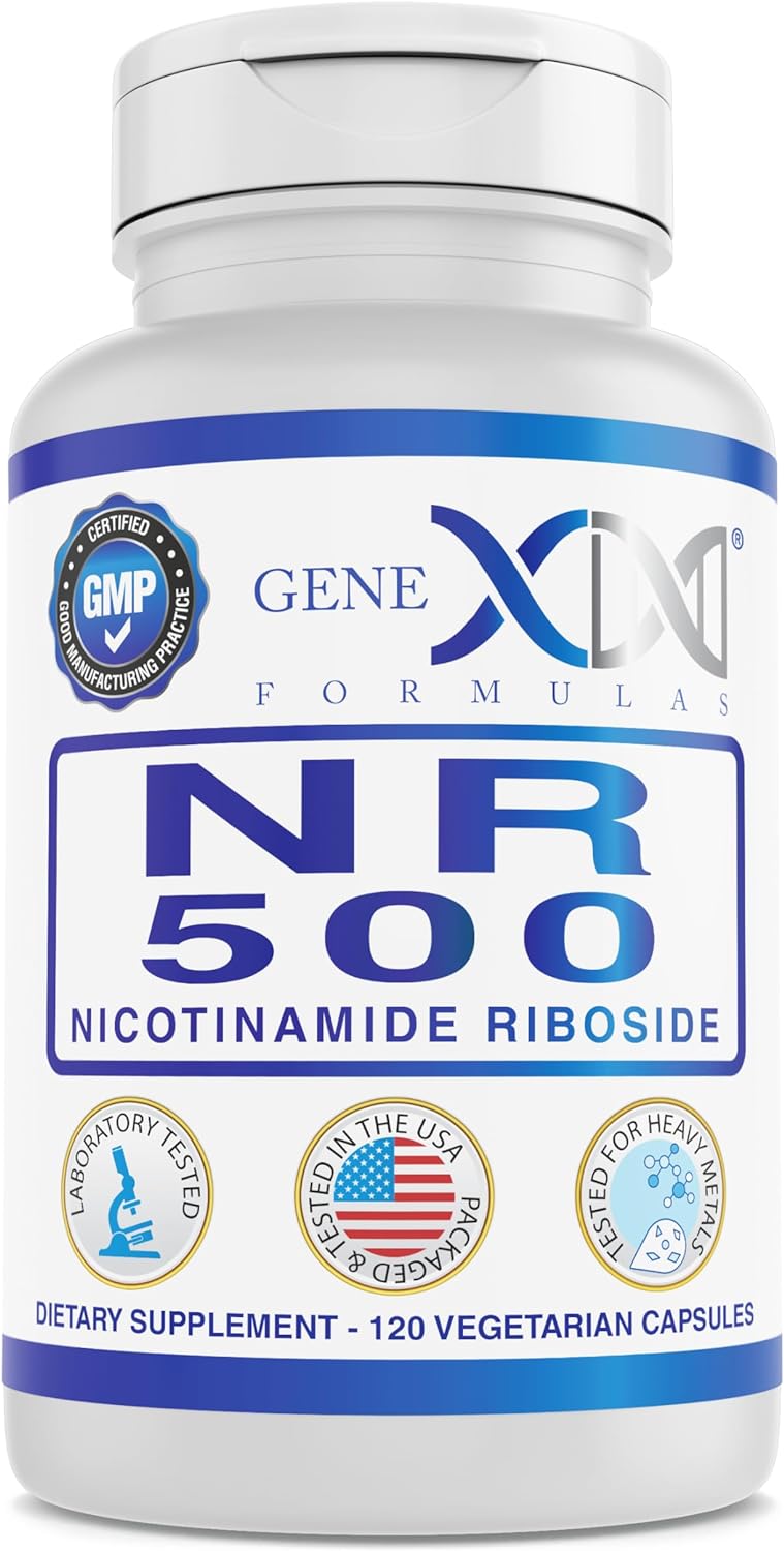 Nicotinamida Ribósido 500mg - Precursor de NAD+ para Envejecimiento