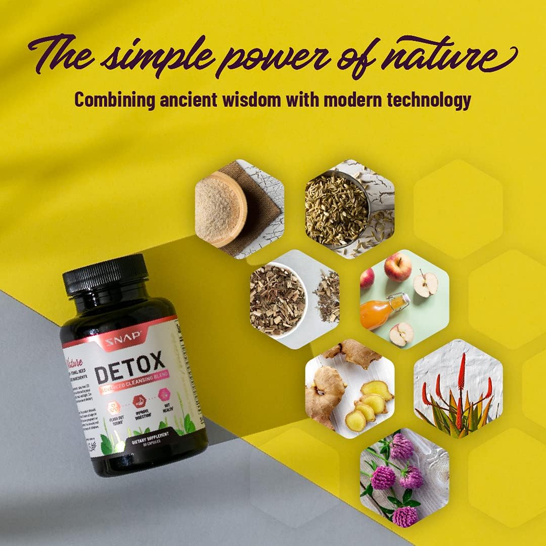 Suplementos Cápsulas de limpieza desintoxicante