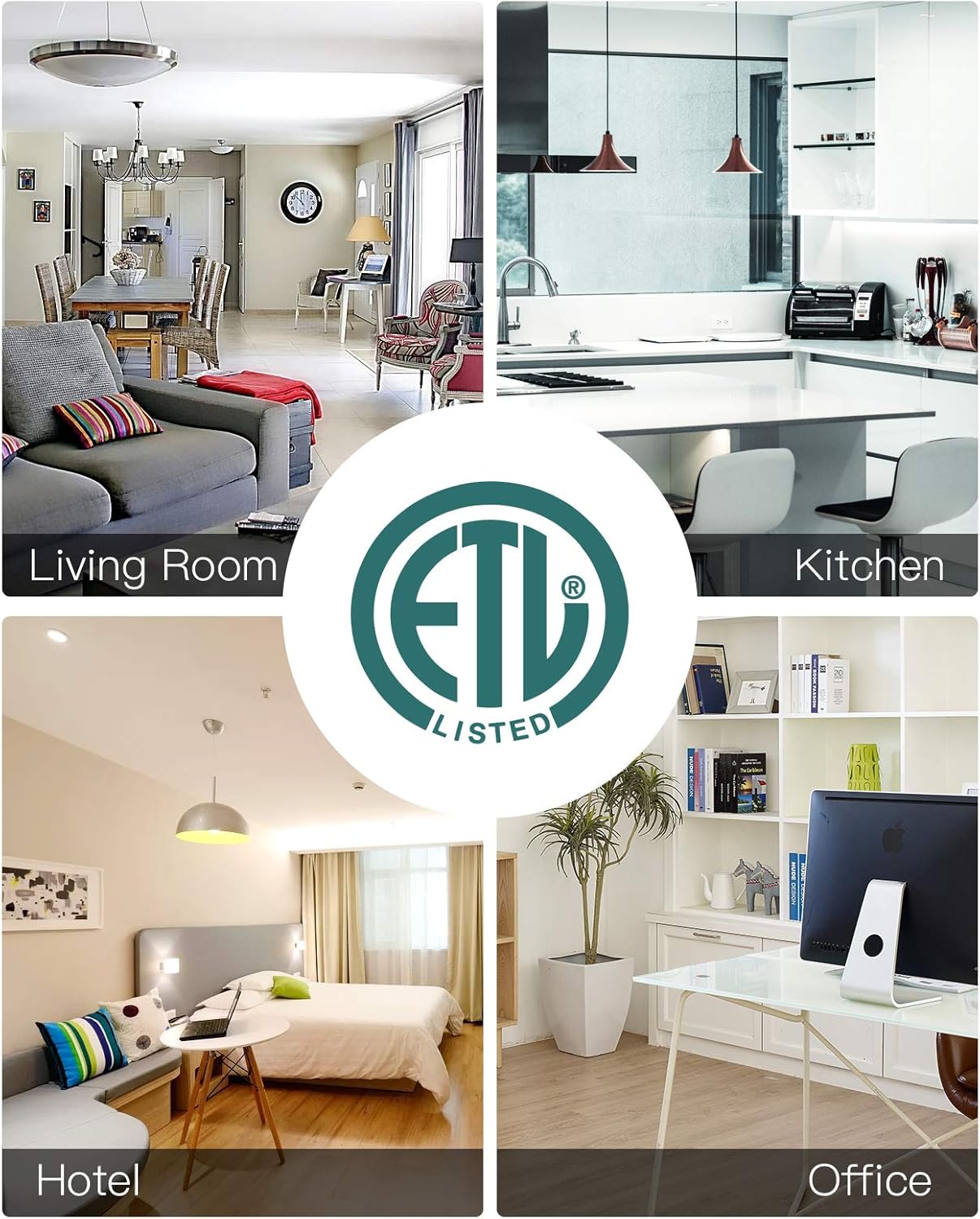 Protector contra sobretensiones con extensor de 12 tomas