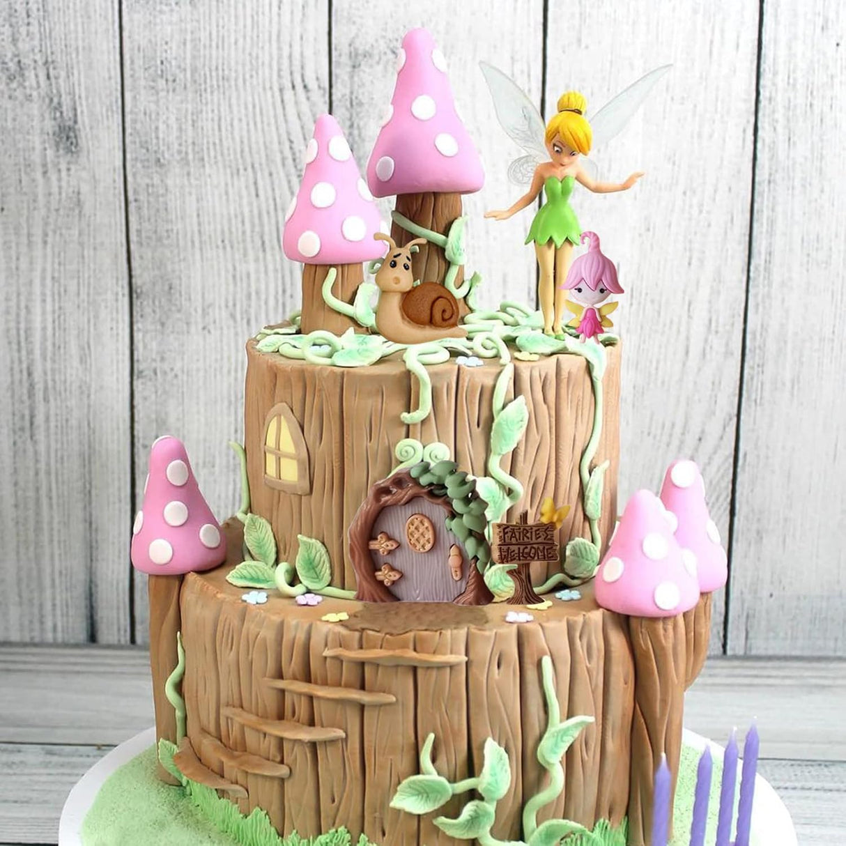 Encantado Moldes de silicona para decoración de pasteles