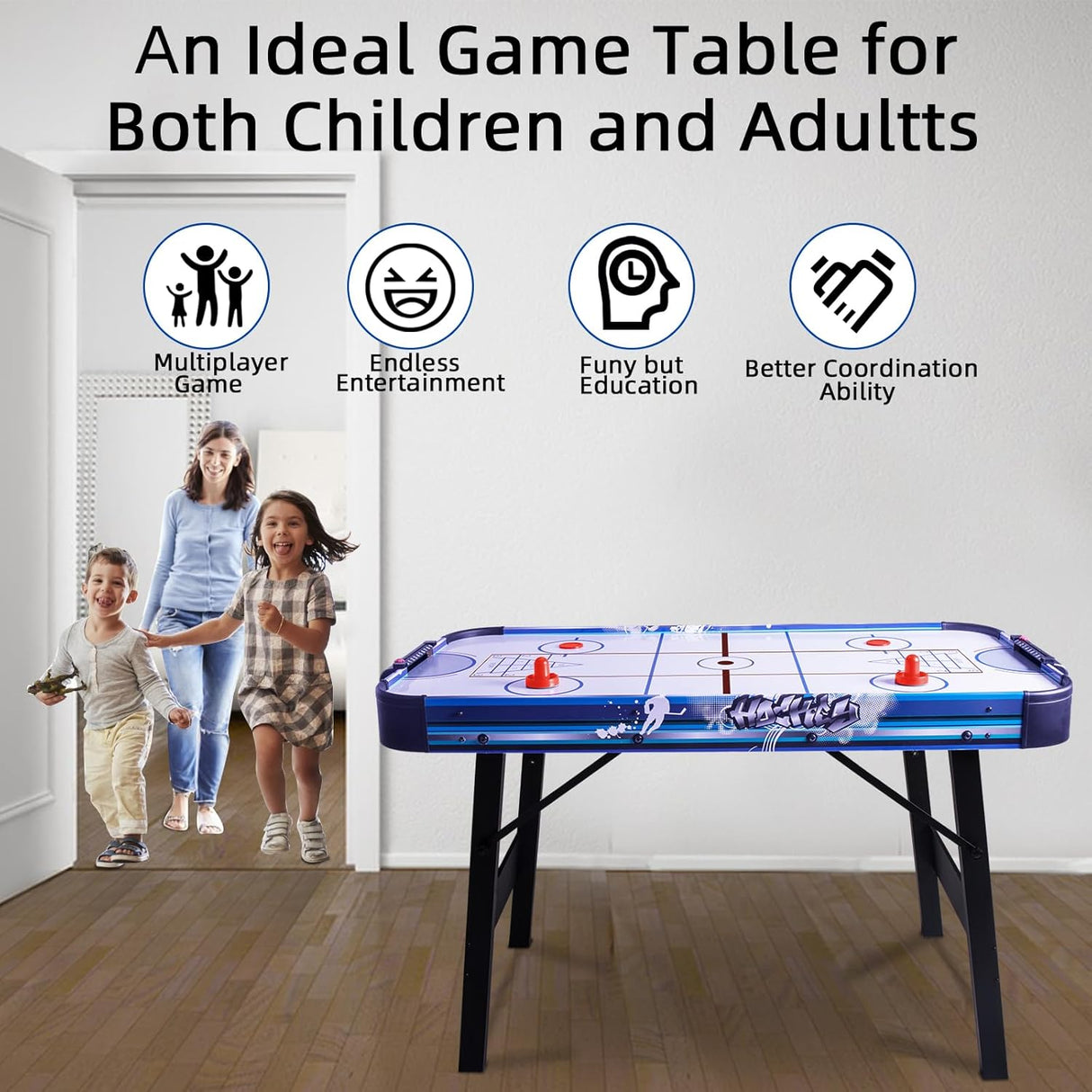 Mesa de hockey de aire plegable HLC Upgrade de 4 pies