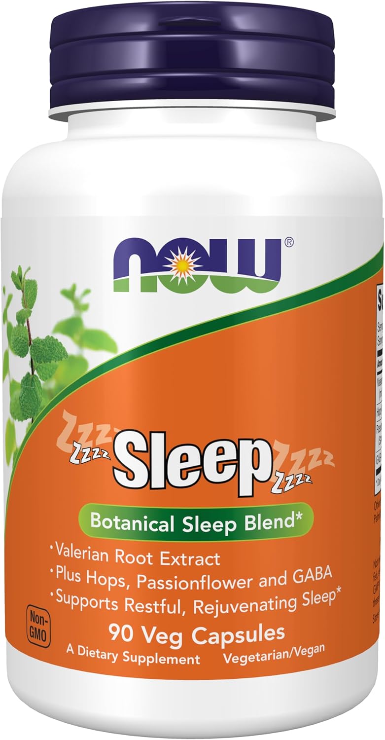Suplemento NOW duerme con extracto de raíz de valeriana