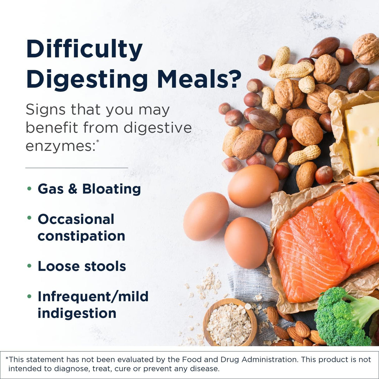 Enzimas digestivas con betaína HCl + pesina salud intestinal