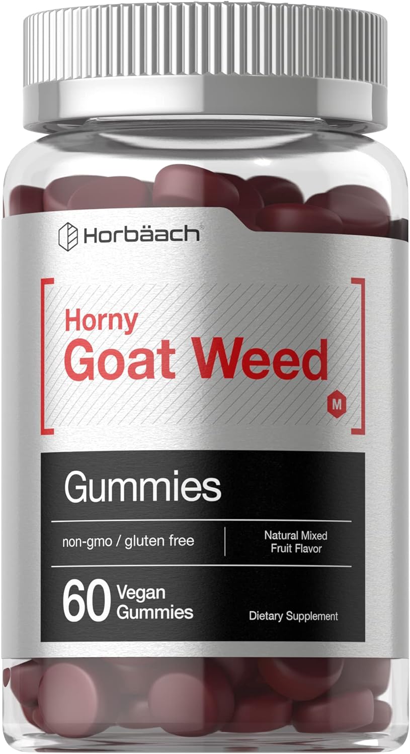 Suplemento Horbäach Horny Goat Weed Gummies 60 und vegano