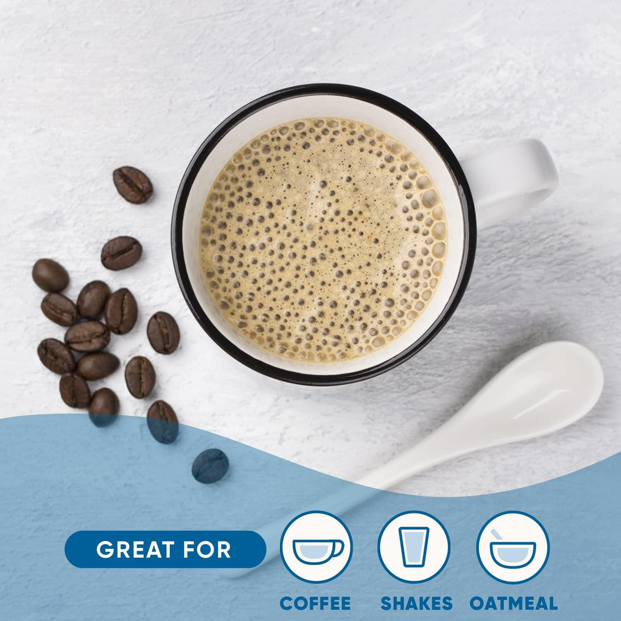 Suplementos Alimenticios Polvo orgánico MCT con fibra