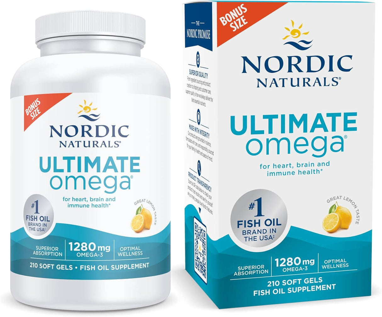 Suplemento Nordic Naturals Ultimate Omega 210 geles suaves