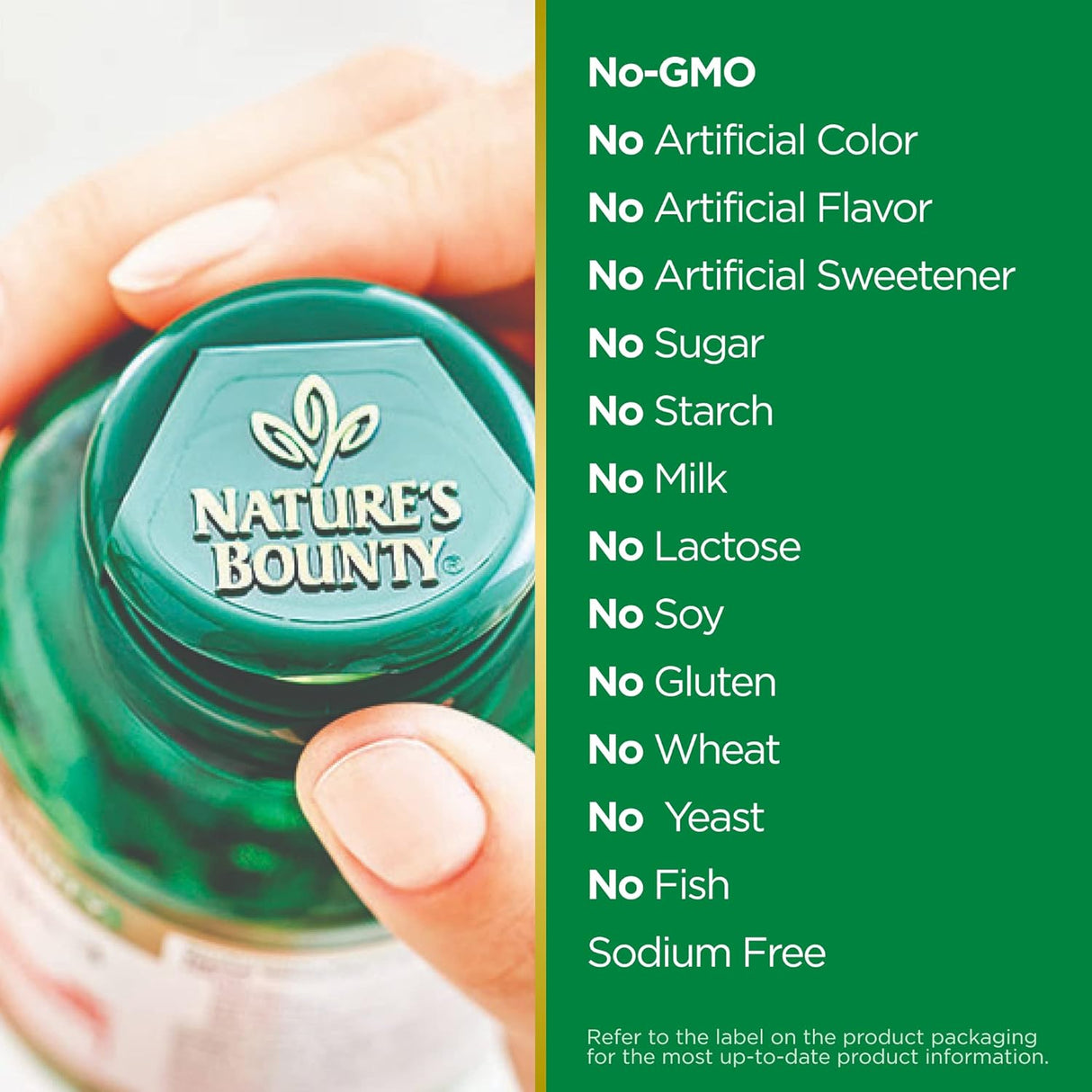 Suplemento Cápsulas de 20 mg de luteína Nature's Bounty