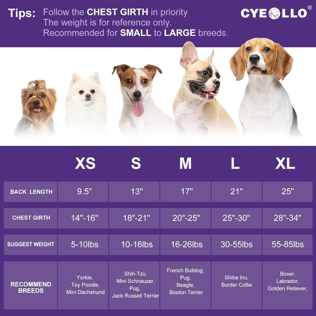 Disfraces de sirena para perro talla XS