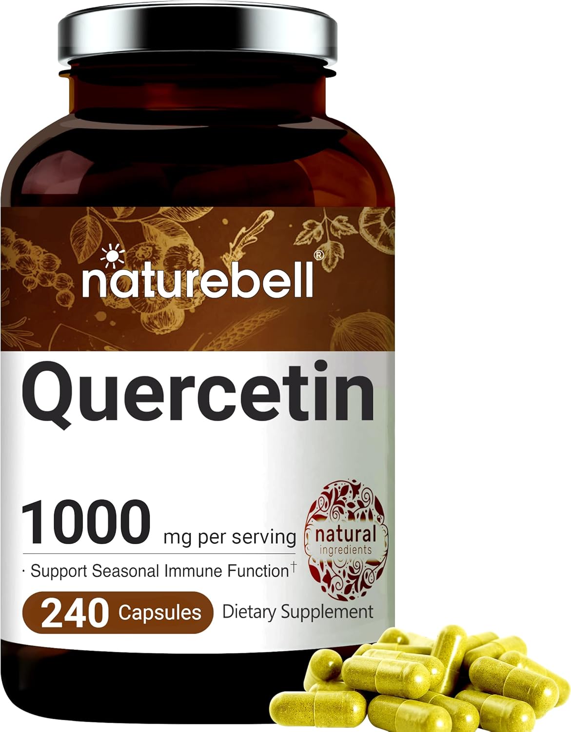 Suplementos Alimenticios Quercetina 240 cápsulas
