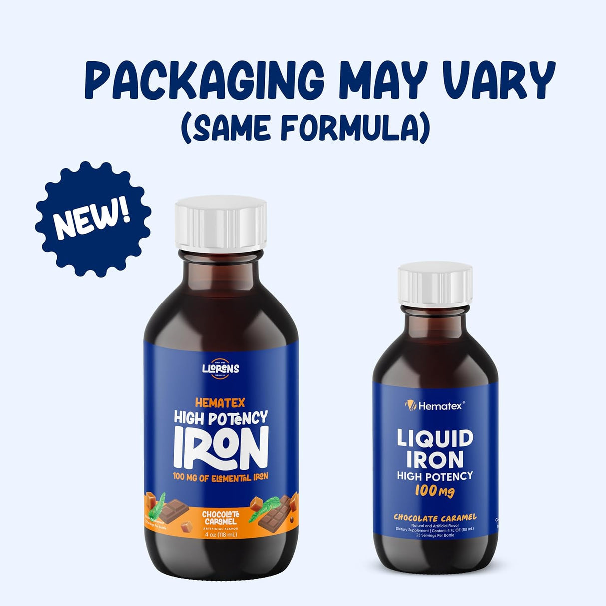 Suplemento Hematex de hierro líquido de alta potencia