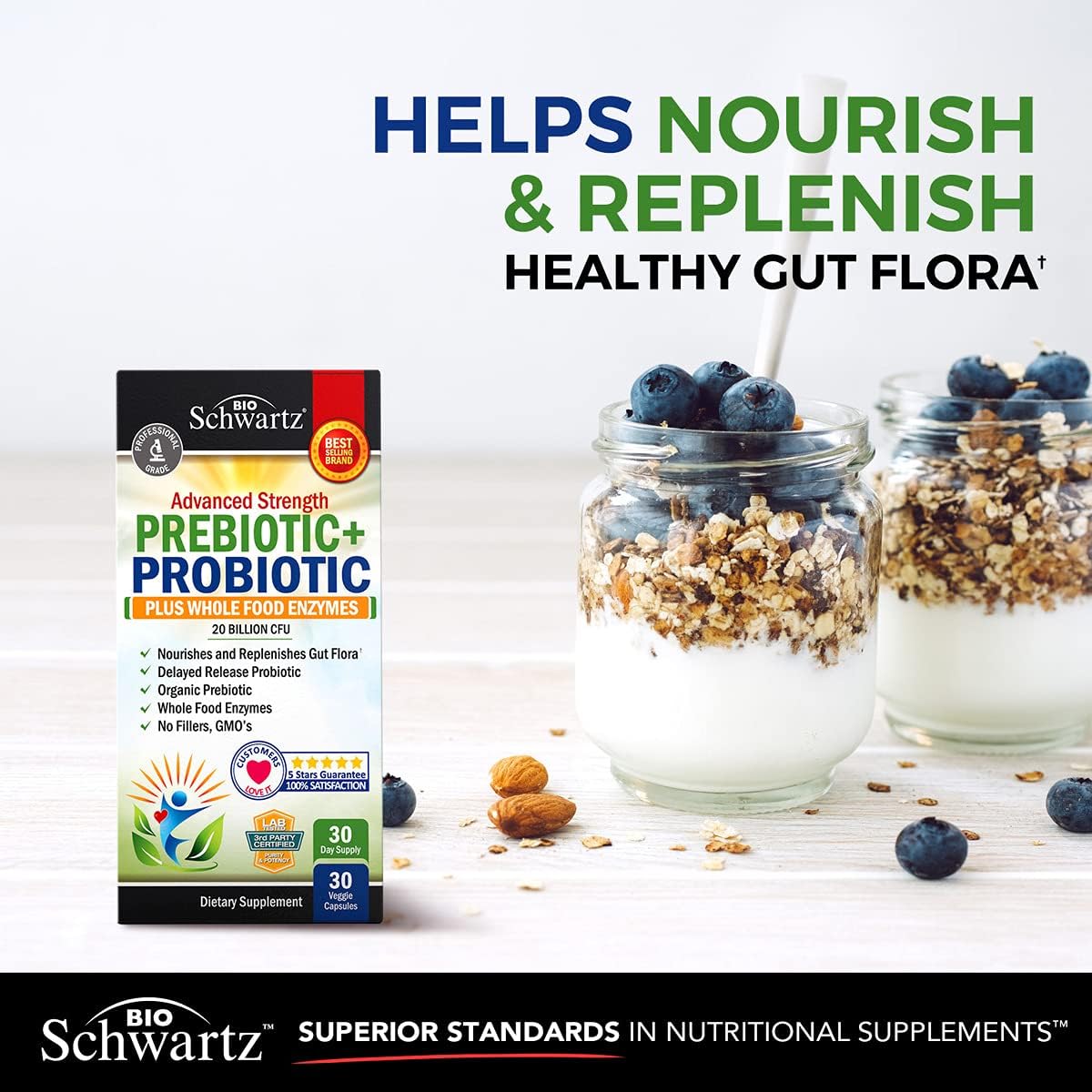 Suplementos Alimenticios probióticos con enzimas