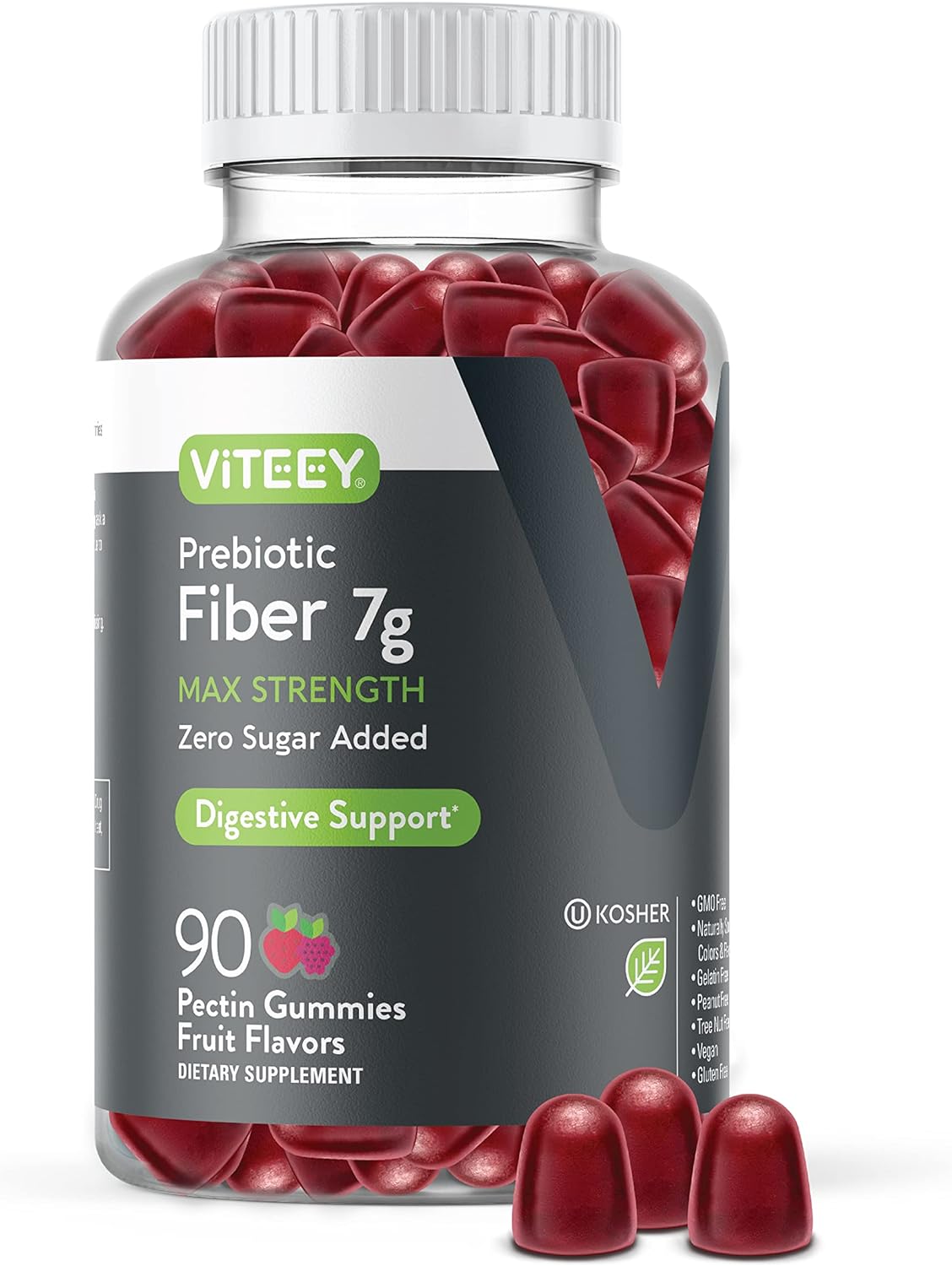 Suplementos de fibra prebiótica 7G extra fuerte Viteey