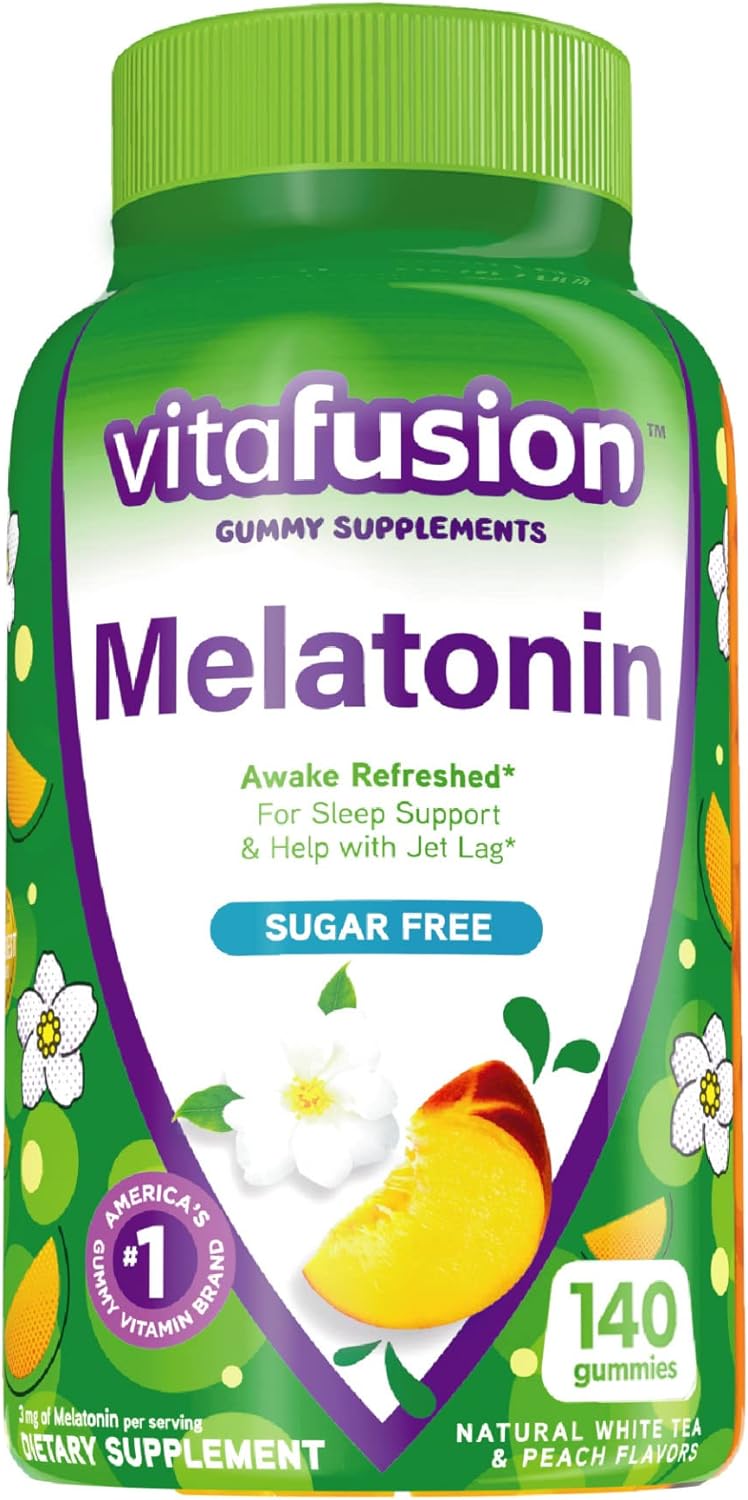 Vitaminas gomosas de melatonina de 140 ct Vitafusion