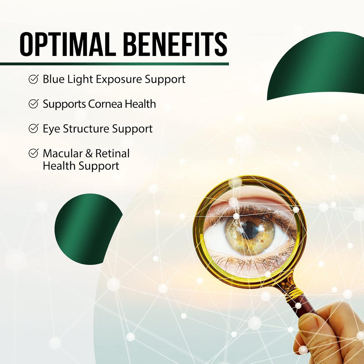 Vitaminas oculares con luteína zeaxantina arándano y zinc