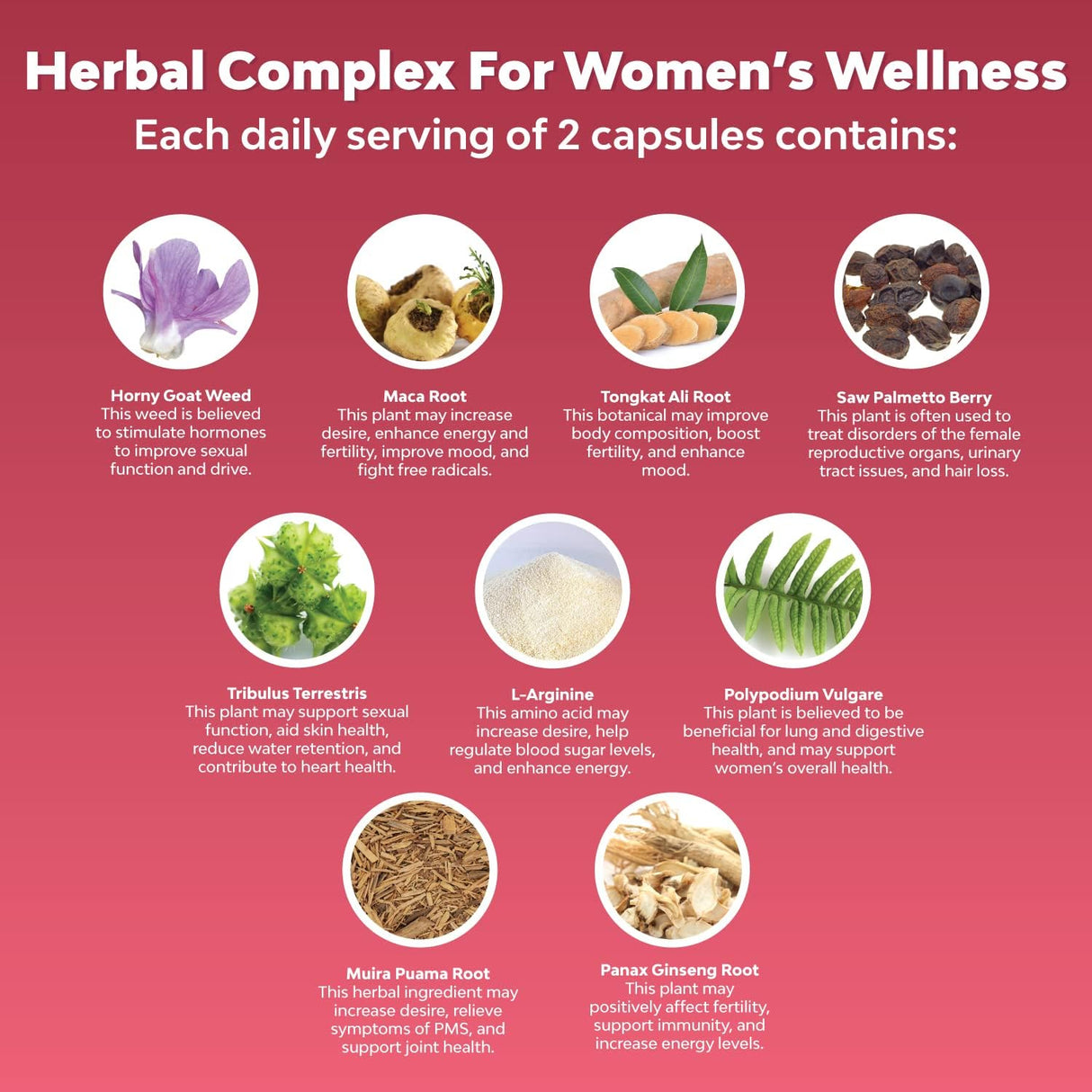 Suplemento Reforzador de glúteos y pecho Horny Goat Weed