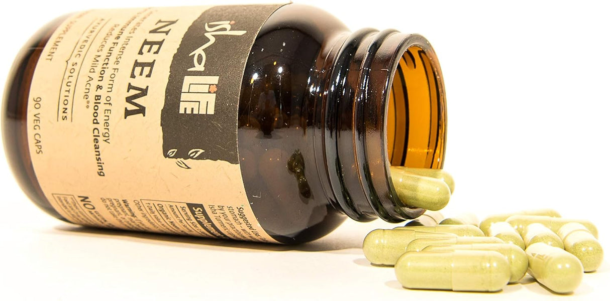 Suplemento orgánico de neem Limpiador y purificador 90 cáp