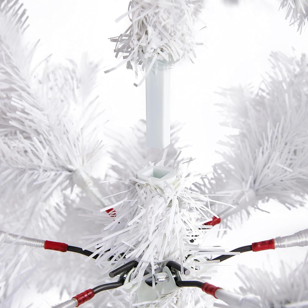 Árbol de Navidad Artificial de 7.5ft con Soporte Plegable