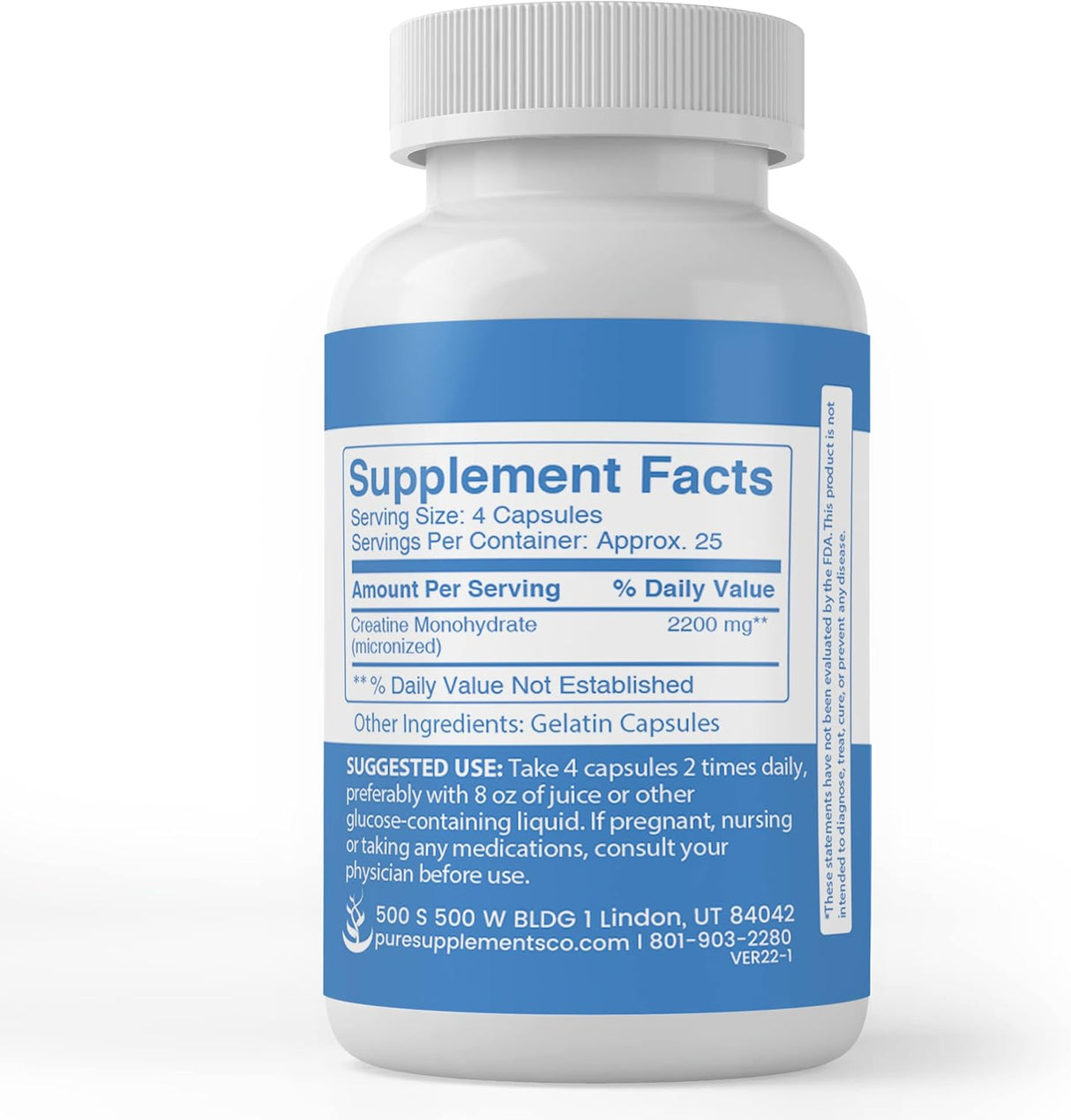 Suplementos Alimenticios 100% pura creatina monohidrato